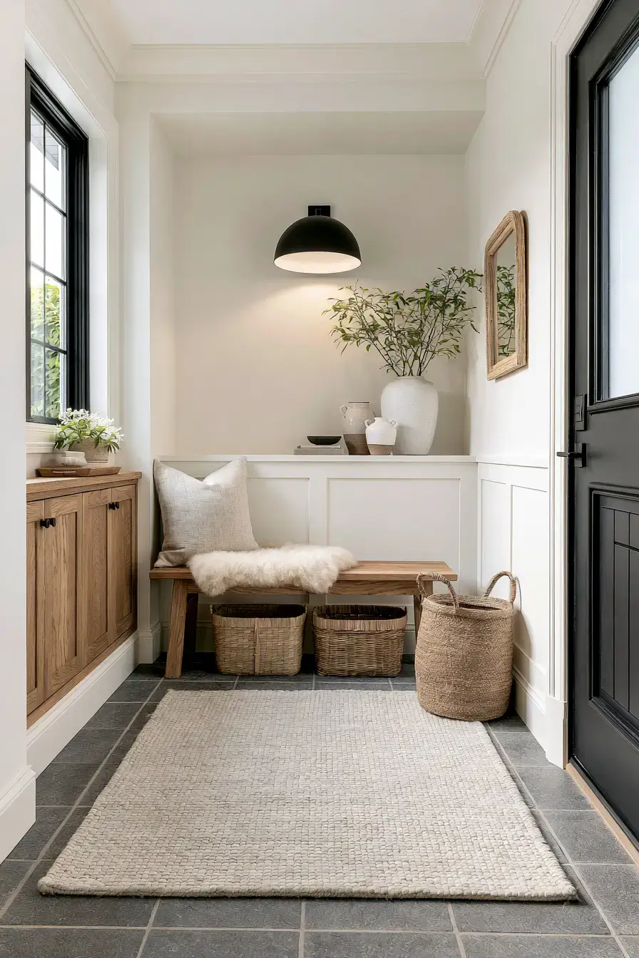 29 Japandi Entryway Ideas for a Calm First Step Inside 17 japandi entryway