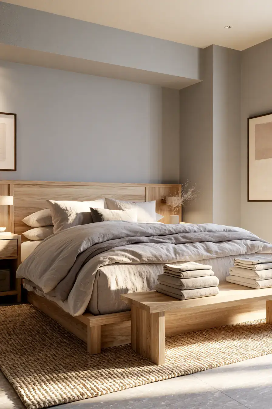 29 Japandi Style Bedroom Ideas for Sleeping Simply 17 japandi style bedroom