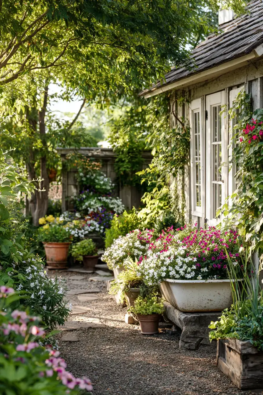 29 Upcycled Garden Decor Ideas That Give Old Things New Jobs 17 upcycled garden decor ideas