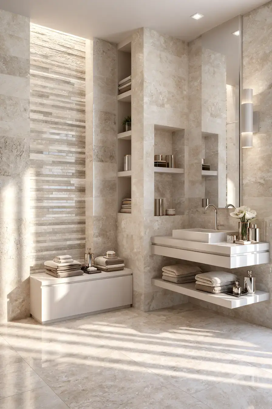 29 Stone Bathroom Ideas That Feel Carved From the Earth 17 stone bathroom