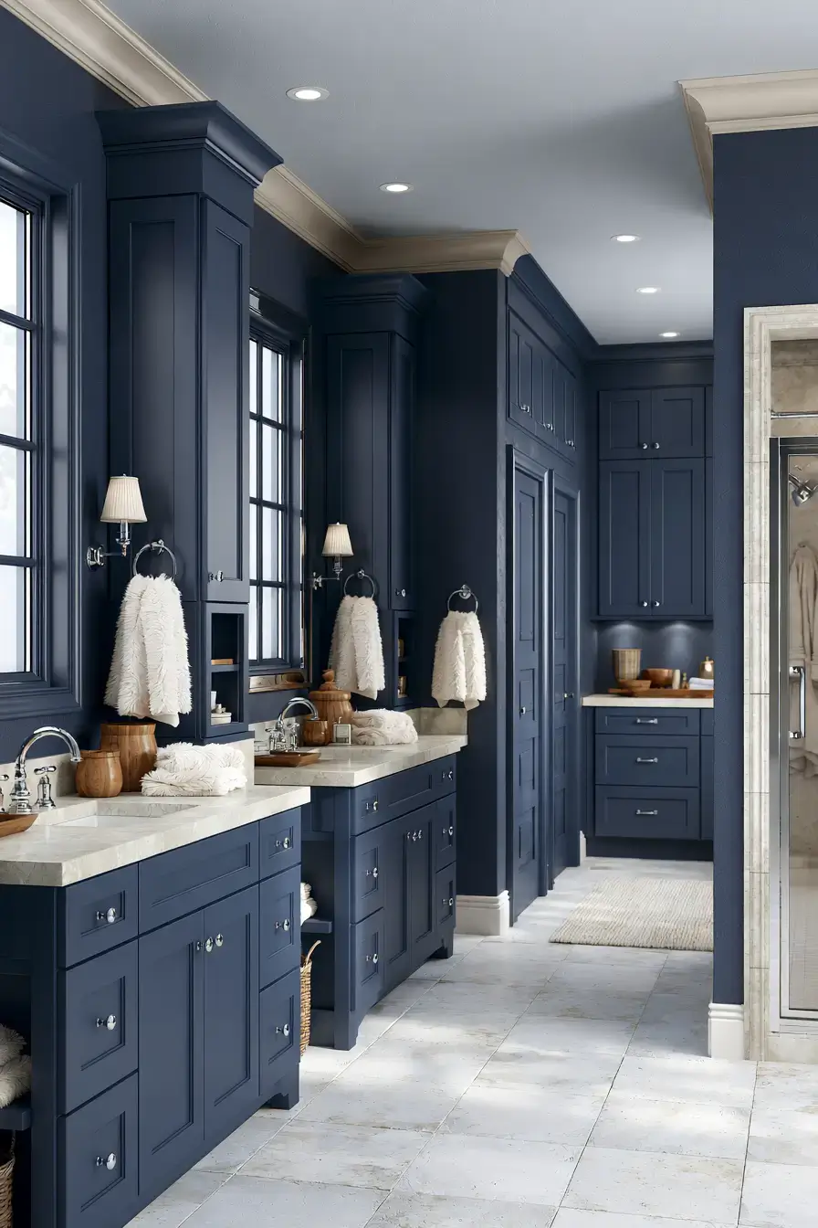 29 Nautical Bathroom Ideas for a Harbor-Side Morning 18 nautical bathroom