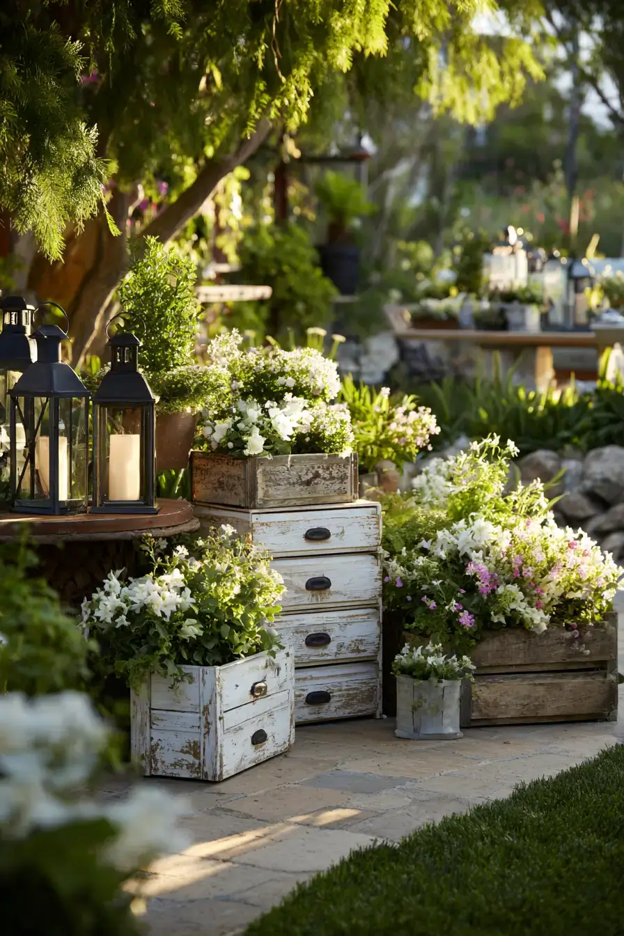 29 Upcycled Garden Decor Ideas That Give Old Things New Jobs 18 upcycled garden decor ideas