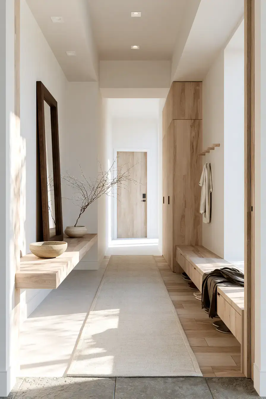 29 Japandi Entryway Ideas for a Calm First Step Inside 18 japandi entryway