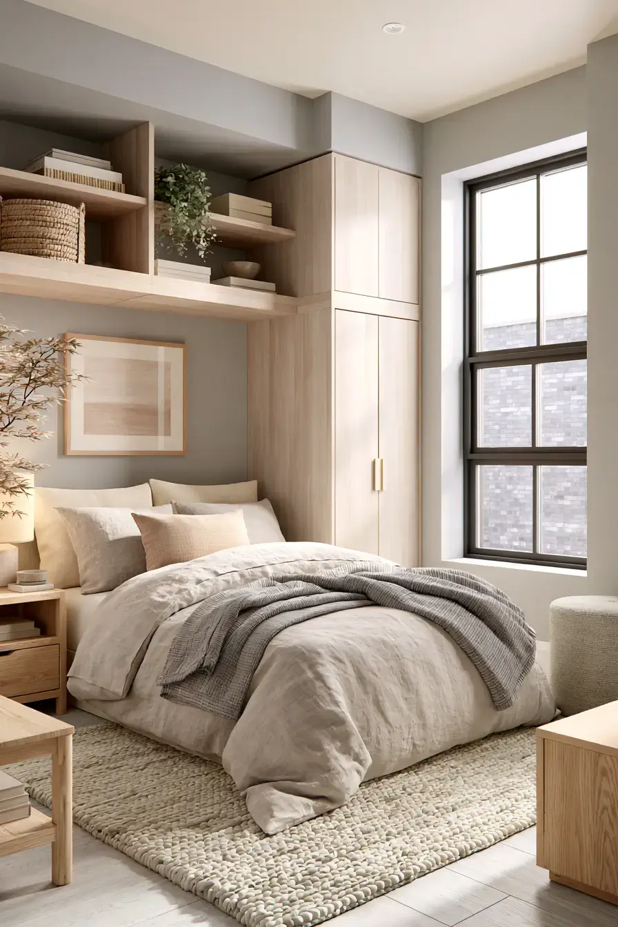 29 Japandi Style Bedroom Ideas for Sleeping Simply 18 japandi style bedroom