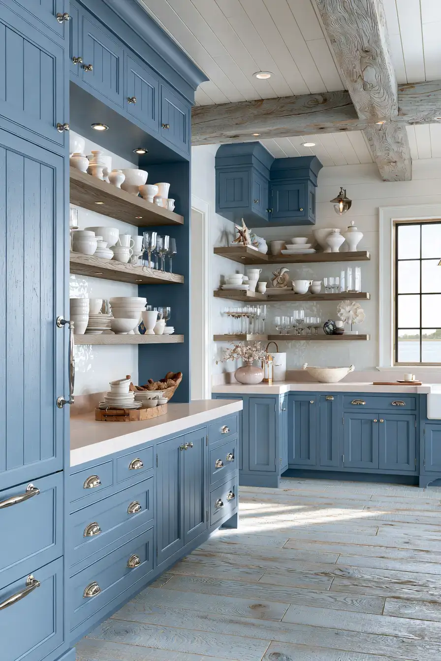 29 Nautical Kitchen Ideas for Cooking With a Sea Breeze 19 nautical kitchen
