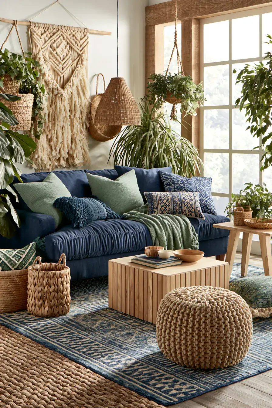 29 Navy and Sage Living Room Ideas for a Pairing That Just Works 19 navy and sage living room