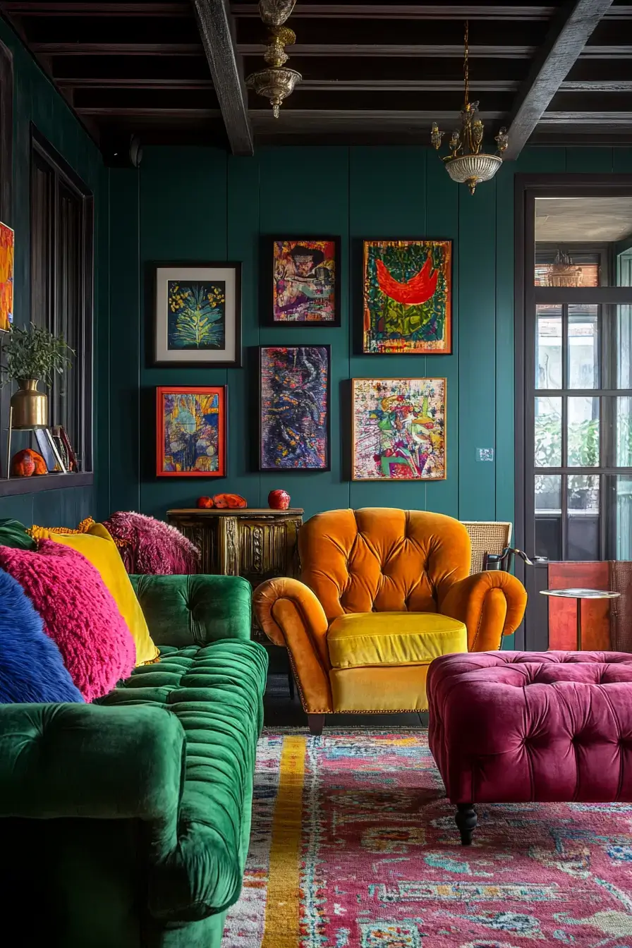29 Eclectic Maximalism Ideas for Rooms That Refuse to Hold Back 2 eclectic maximalism