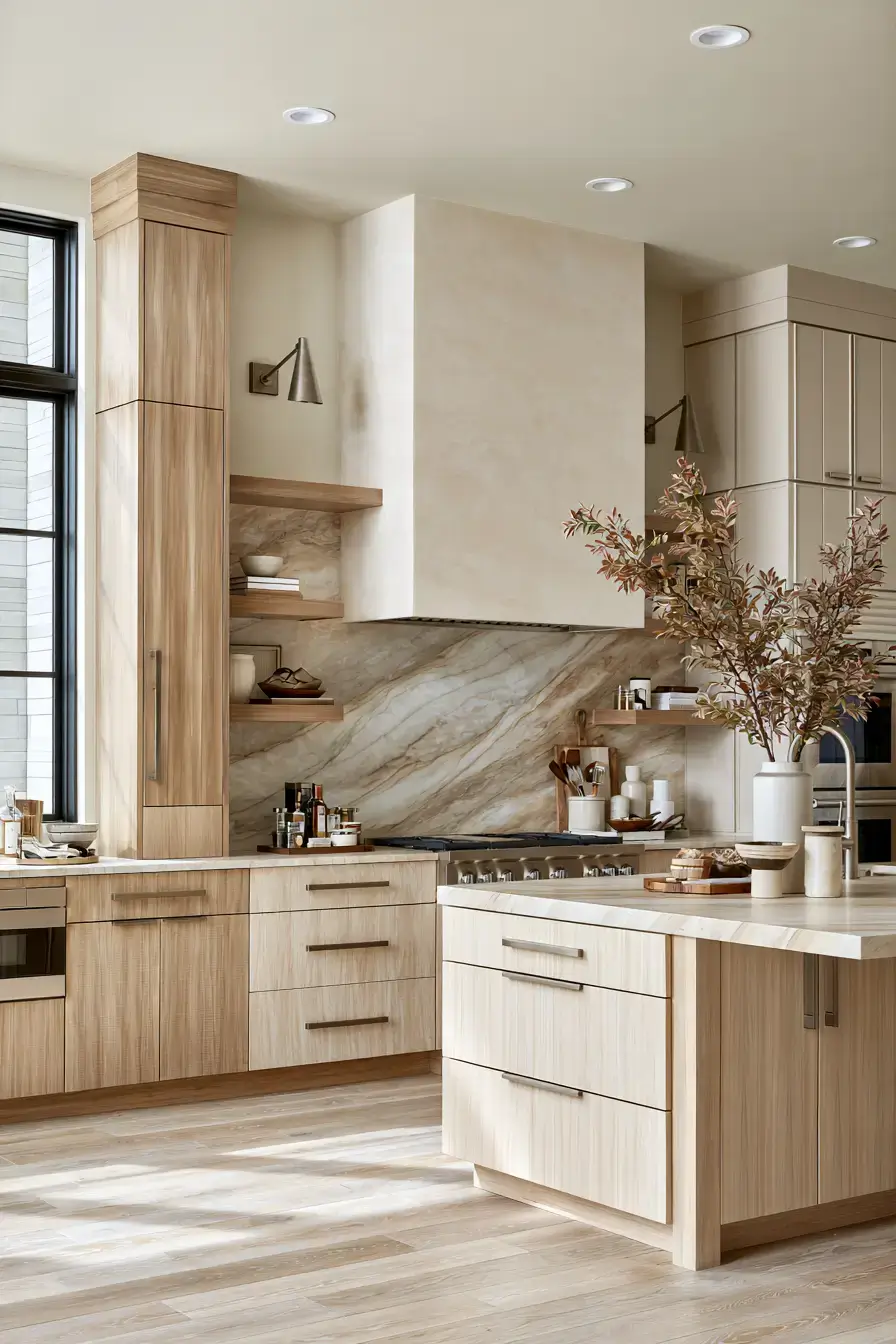 29 Natural Stone Backsplash Kitchen Ideas With Real Texture 2 natural stone backsplash kitchen