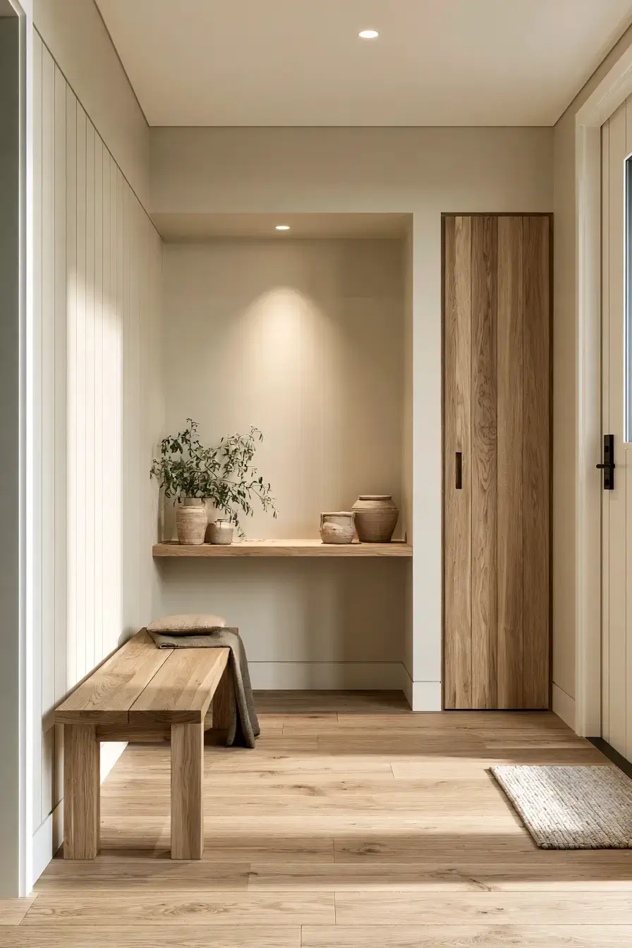 29 Japandi Entryway Ideas for a Calm First Step Inside 2 japandi entryway