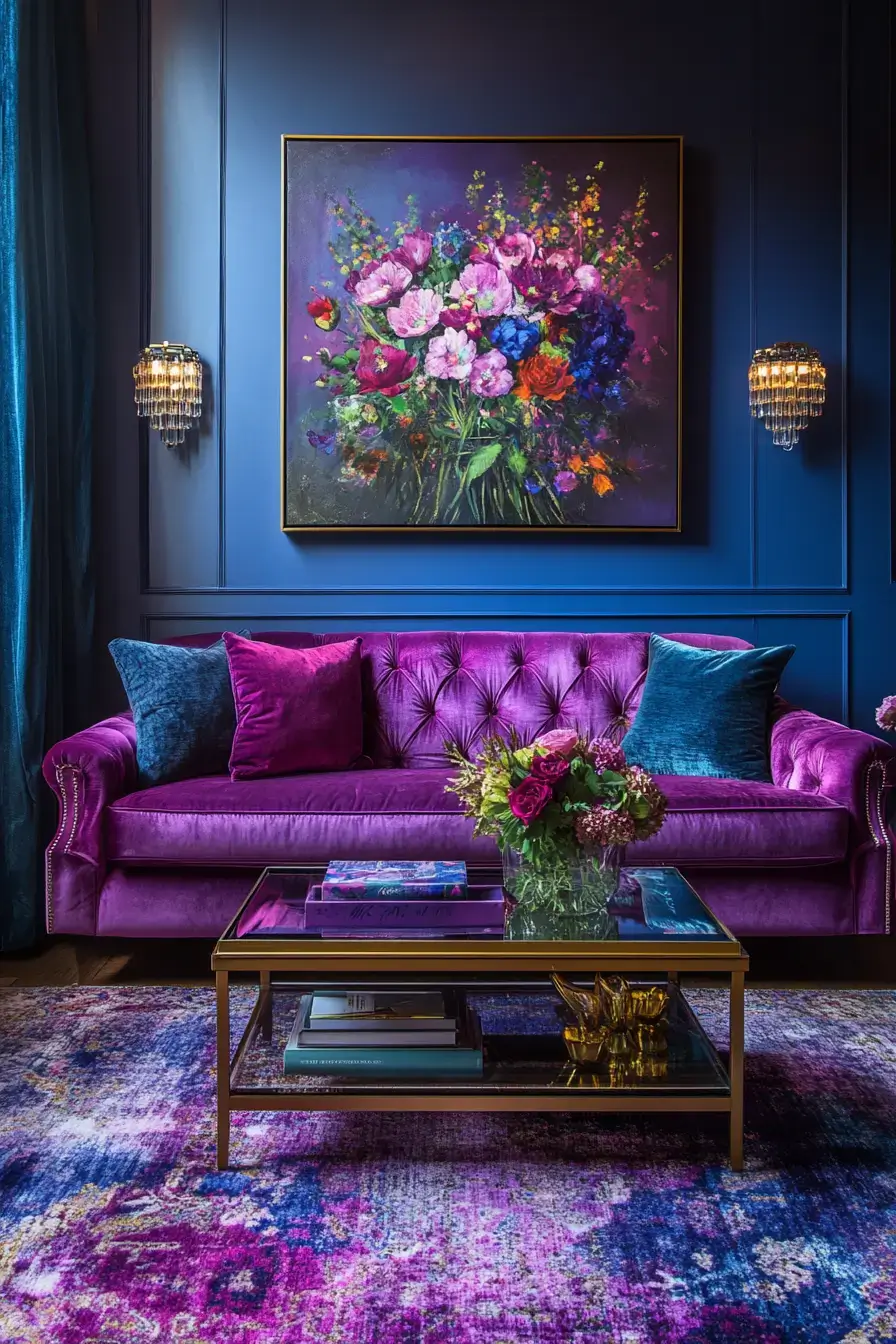 29 Purple Living Room Ideas That Prove the Color Deserves a Comeback 20 purple living room