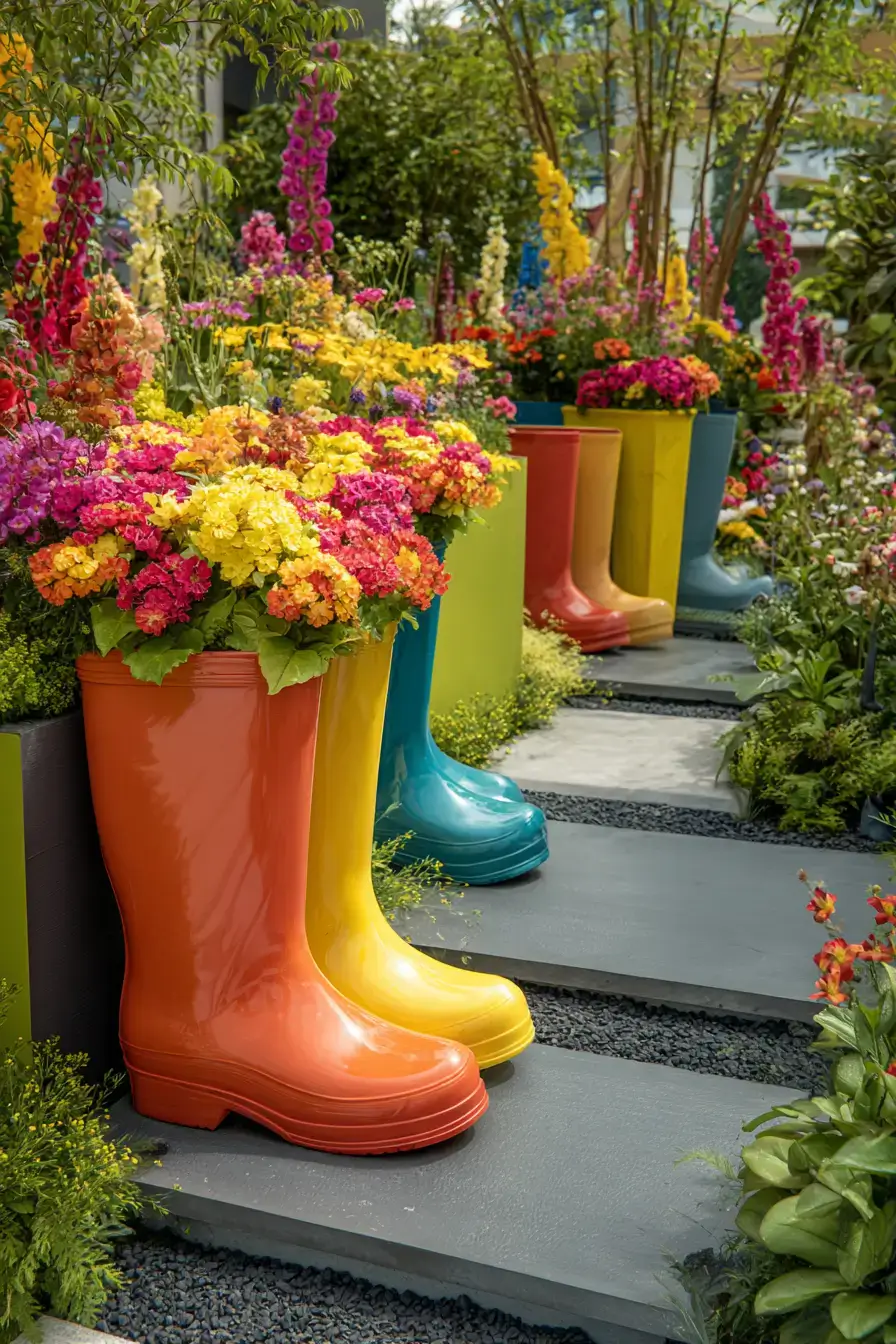 29 Upcycled Garden Decor Ideas That Give Old Things New Jobs 20 upcycled garden decor ideas