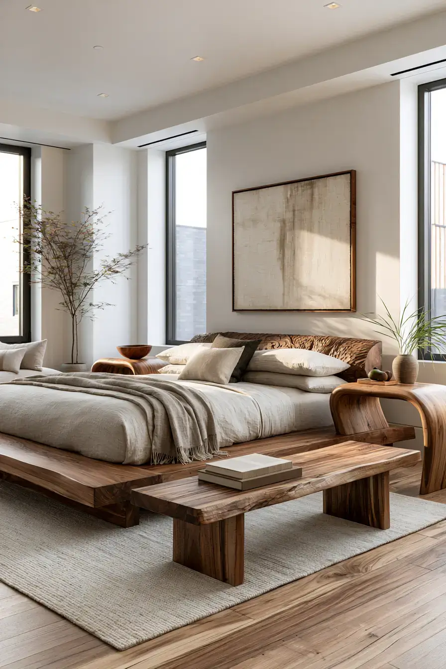 29 Japandi Style Bedroom Ideas for Sleeping Simply 20 japandi style bedroom
