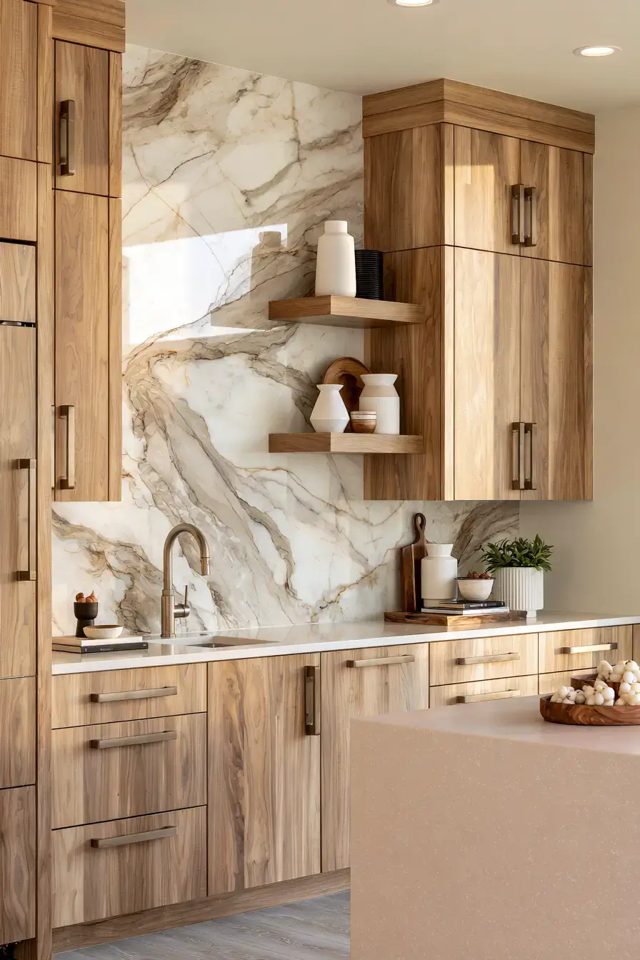 29 Natural Stone Backsplash Kitchen Ideas With Real Texture 20 natural stone backsplash kitchen