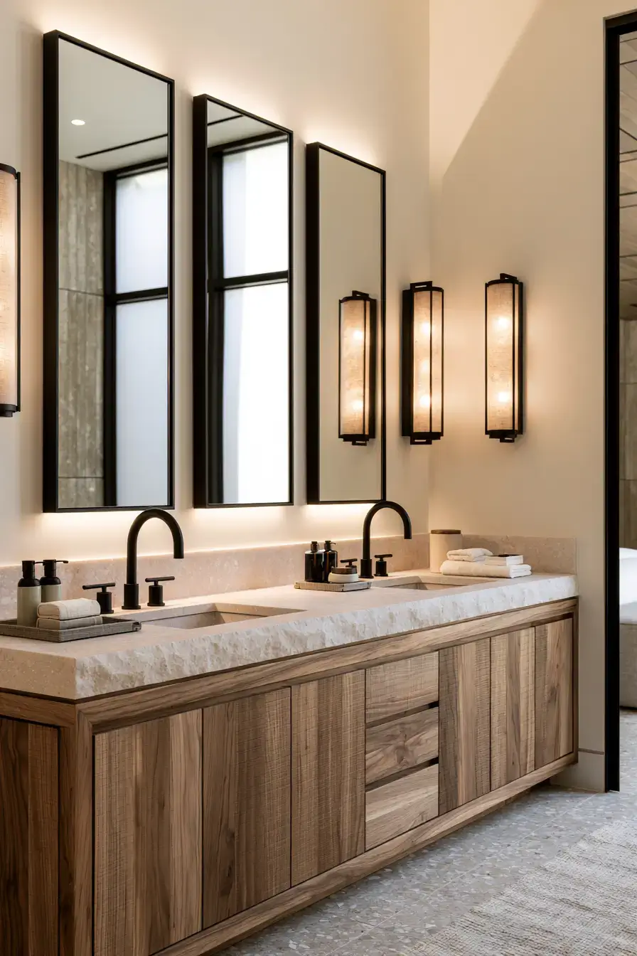29 Japandi Style Bathroom Ideas for Quiet, Warm Minimalism 21 japandi style bathroom
