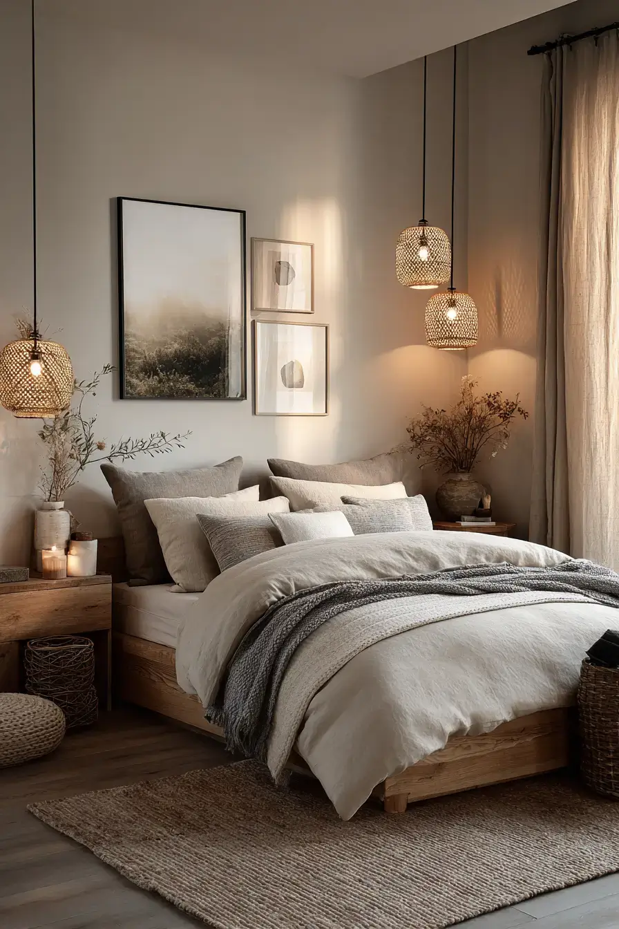 29 Boho Bedroom Lighting Ideas for the Softest Evening Glow 21 boho bedroom lighting ideas