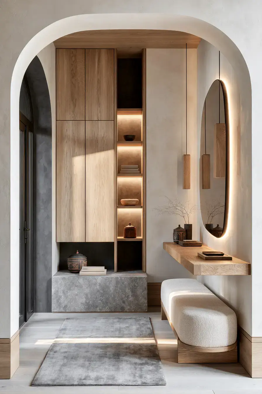 29 Japandi Entryway Ideas for a Calm First Step Inside 21 japandi entryway