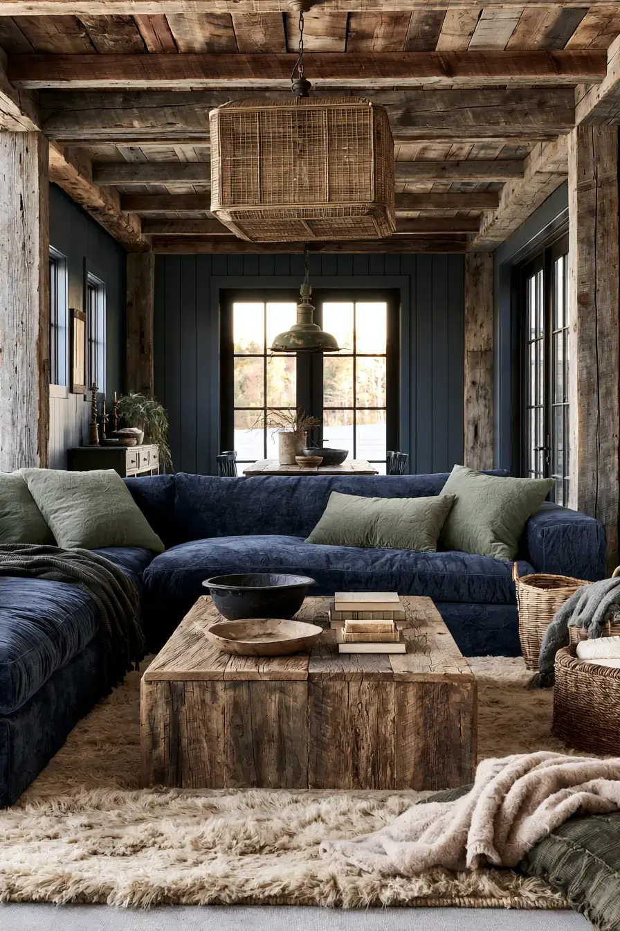 29 Navy and Sage Living Room Ideas for a Pairing That Just Works 23 navy and sage living room