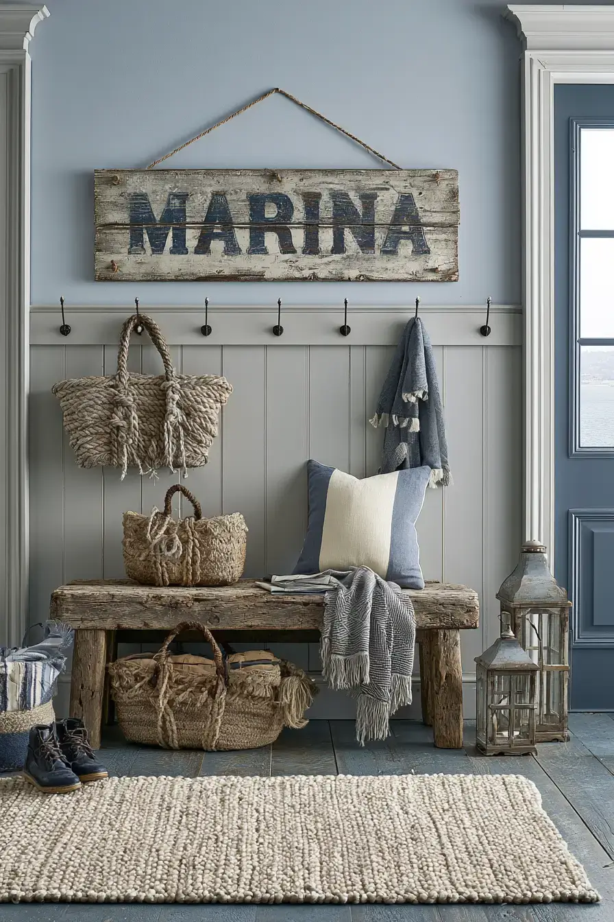 29 Rustic Nautical Decor Ideas Weathered by Salt and Sun 23 rustic nautical decor