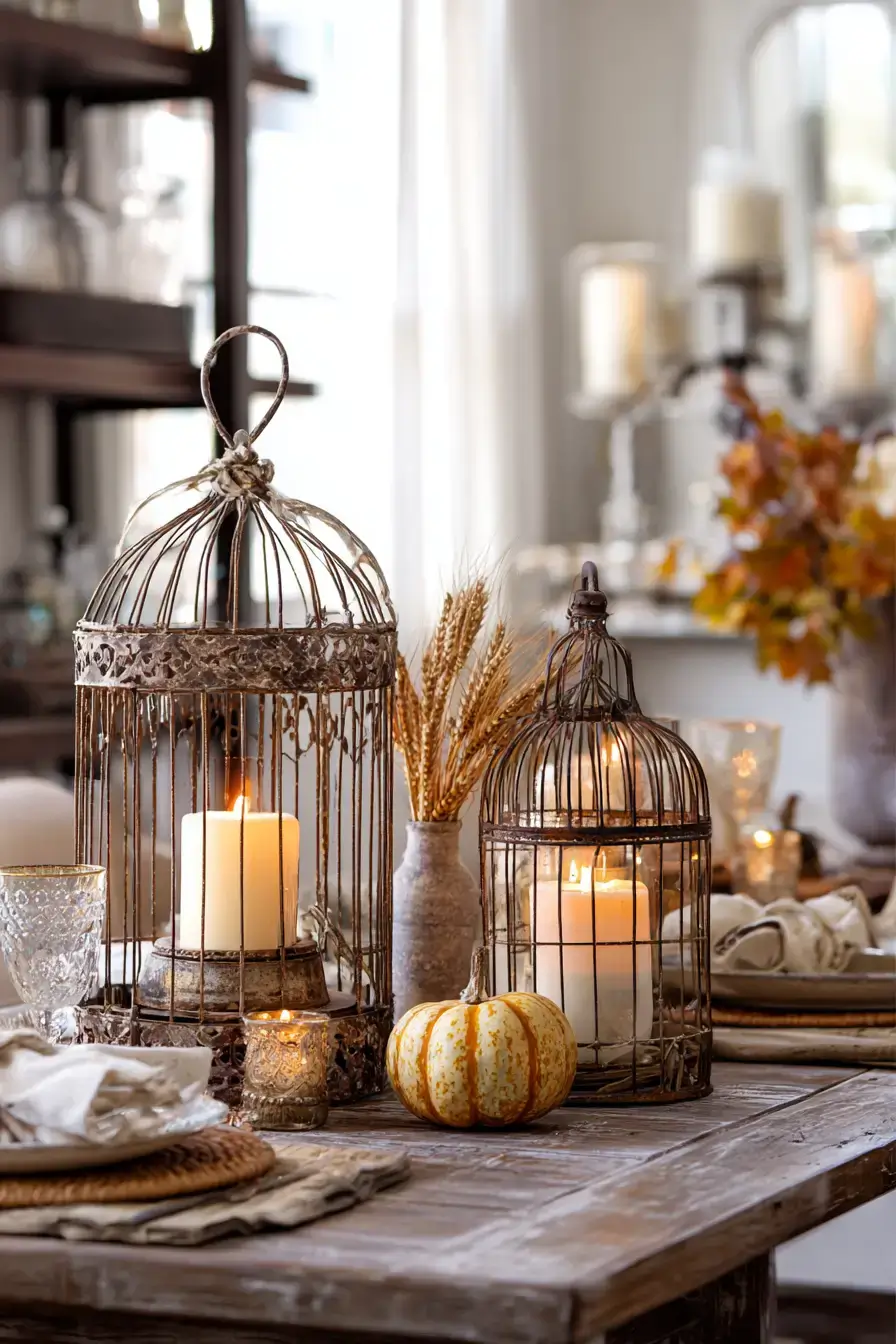 29 Vintage Birdcage Decor Ideas That Give Flea Market Finds a Second Life 25 vintage birdcage decor ideas