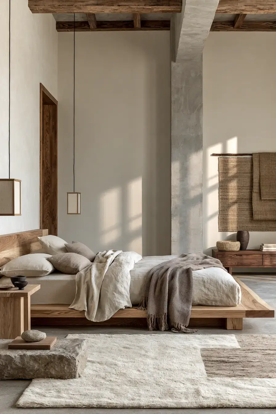 29 Japandi Style Bedroom Ideas for Sleeping Simply 26 japandi style bedroom