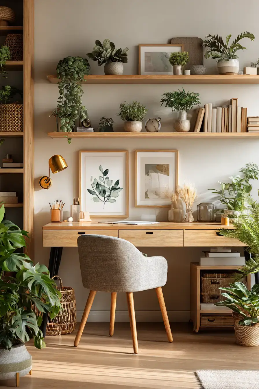 29 Study Desk Decor Ideas That Make Sitting Down to Work Easier 26 study desk decor