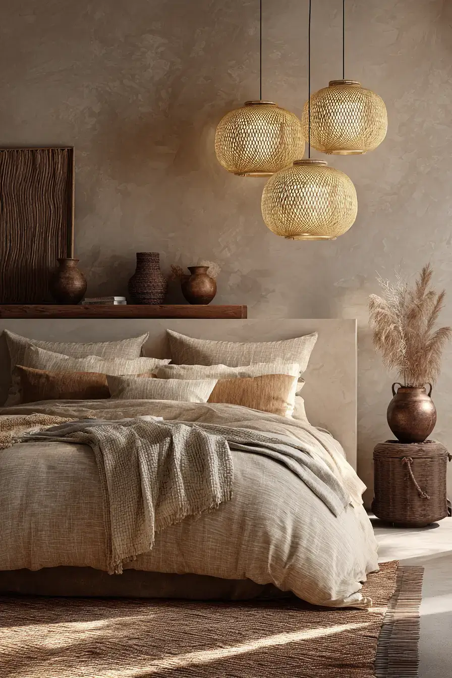29 Boho Bedroom Lighting Ideas for the Softest Evening Glow 26 boho bedroom lighting ideas