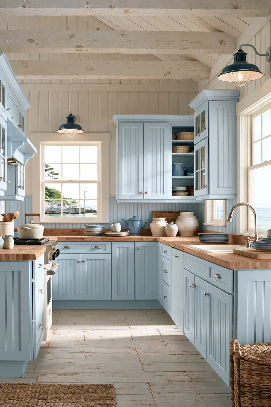 29 Nautical Kitchen Ideas for Cooking With a Sea Breeze 26 nautical kitchen