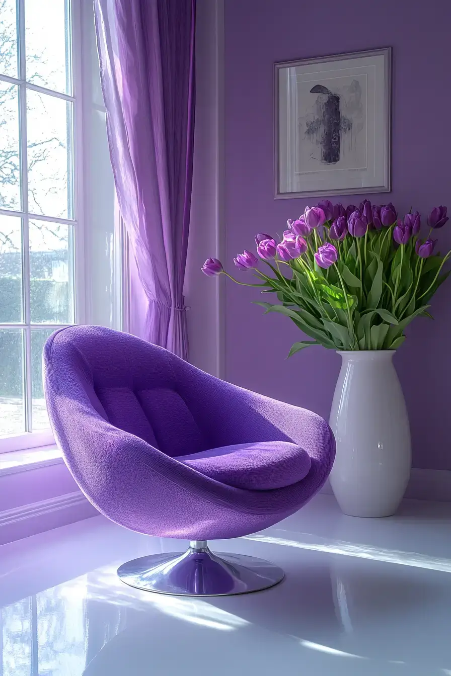 29 Purple Living Room Ideas That Prove the Color Deserves a Comeback 26 purple living room