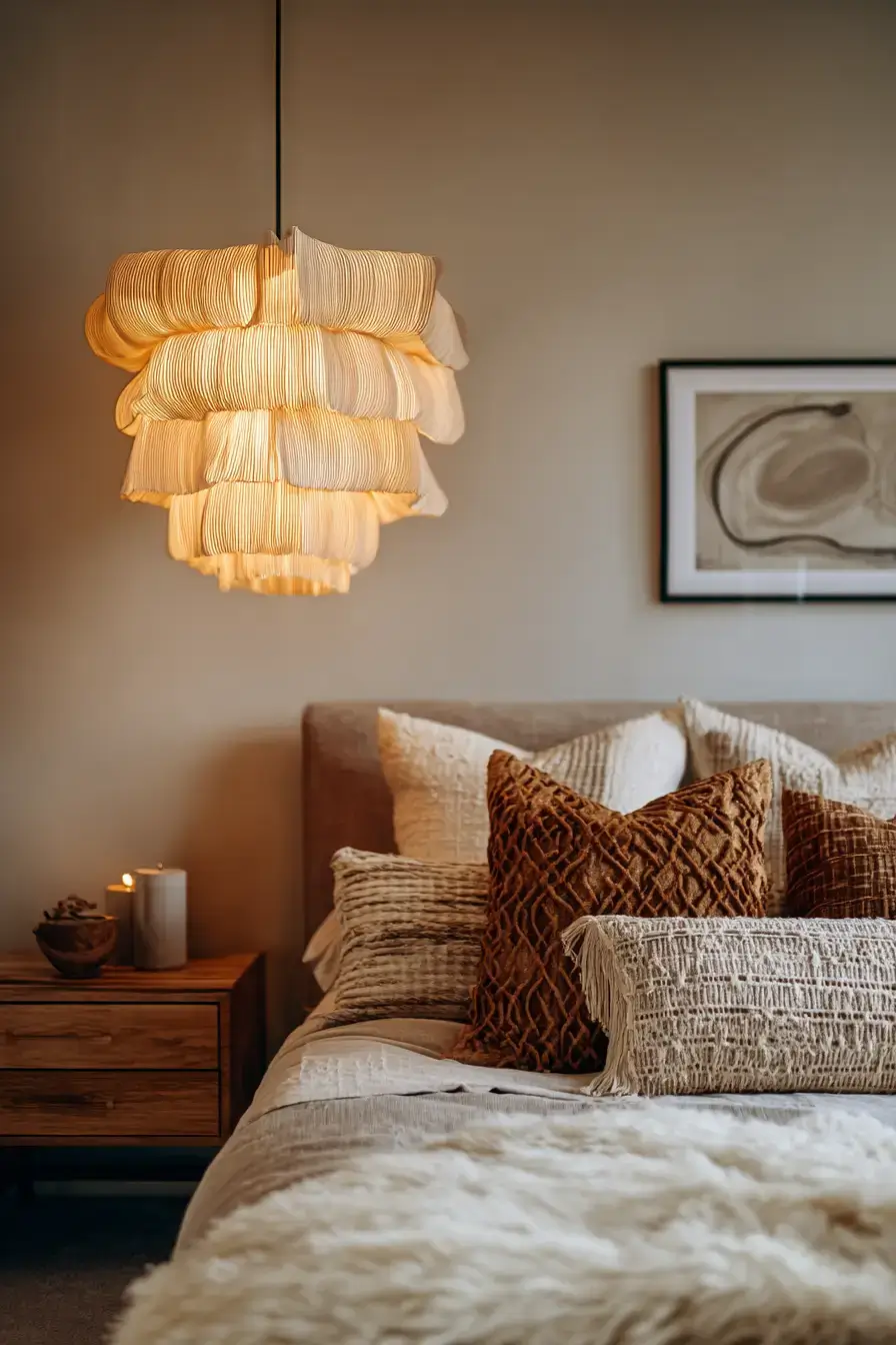 29 Boho Bedroom Lighting Ideas for the Softest Evening Glow 27 boho bedroom lighting ideas