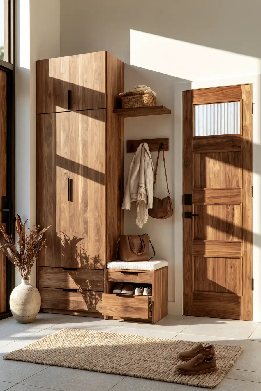 29 Japandi Entryway Ideas for a Calm First Step Inside 27 japandi entryway