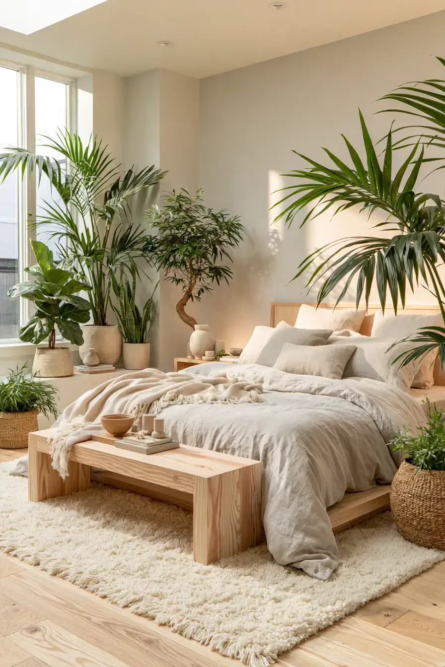 29 Japandi Style Bedroom Ideas for Sleeping Simply 28 japandi style bedroom