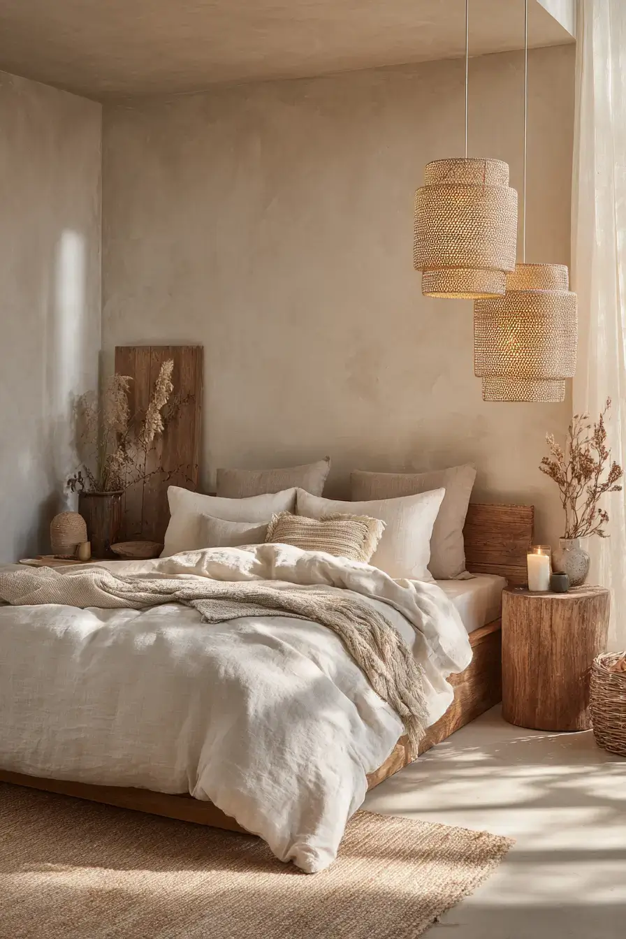 29 Boho Bedroom Lighting Ideas for the Softest Evening Glow 28 boho bedroom lighting ideas