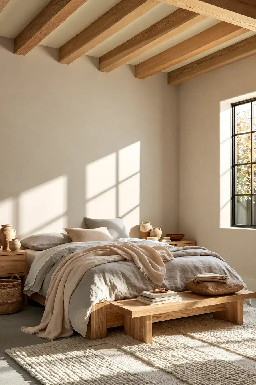 29 Japandi Style Bedroom Ideas for Sleeping Simply 3 japandi style bedroom