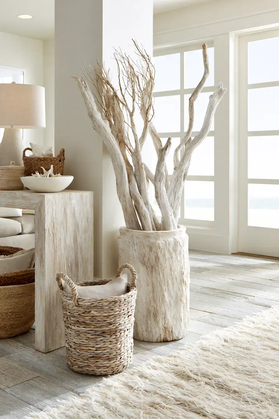 29 Driftwood Decor Ideas the Beach Gave Away for Free 3 driftwood decor