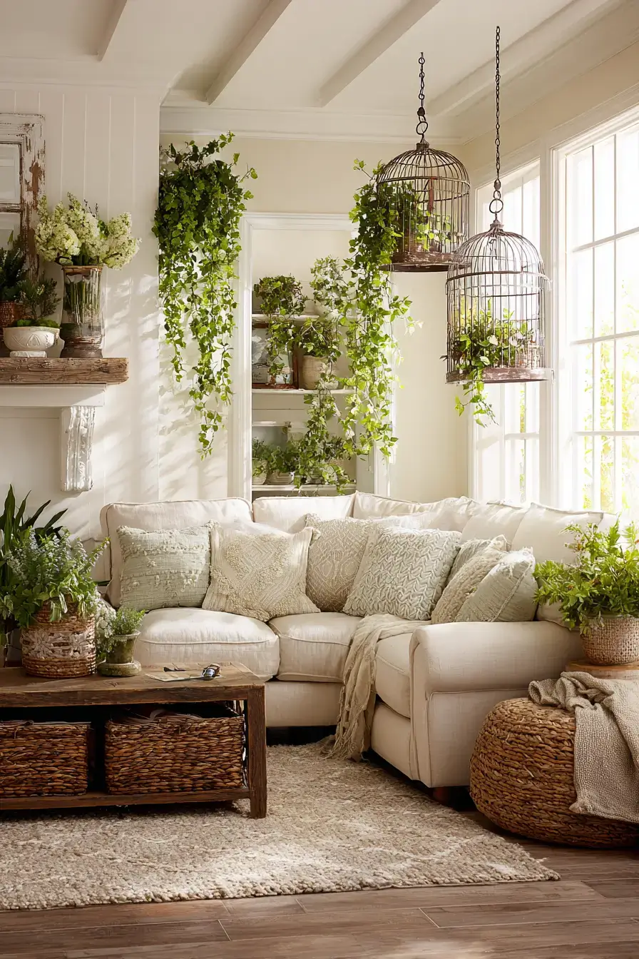 29 Vintage Birdcage Decor Ideas That Give Flea Market Finds a Second Life 4 vintage birdcage decor ideas