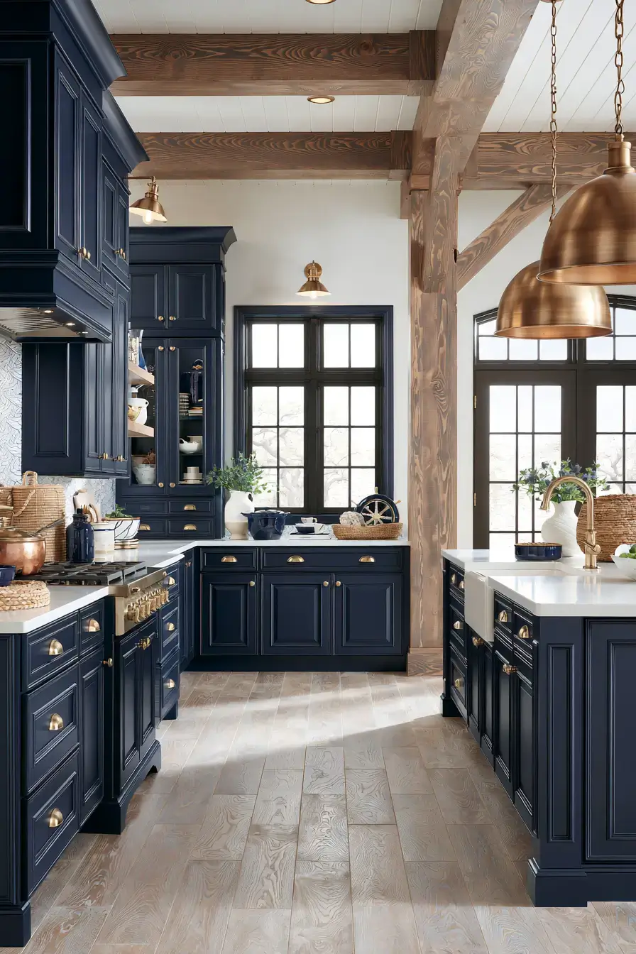 29 Nautical Kitchen Ideas for Cooking With a Sea Breeze 4 nautical kitchen