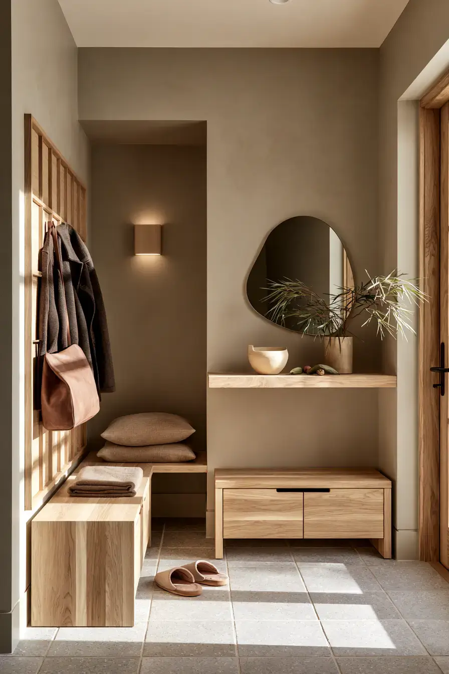 29 Japandi Entryway Ideas for a Calm First Step Inside 4 japandi entryway