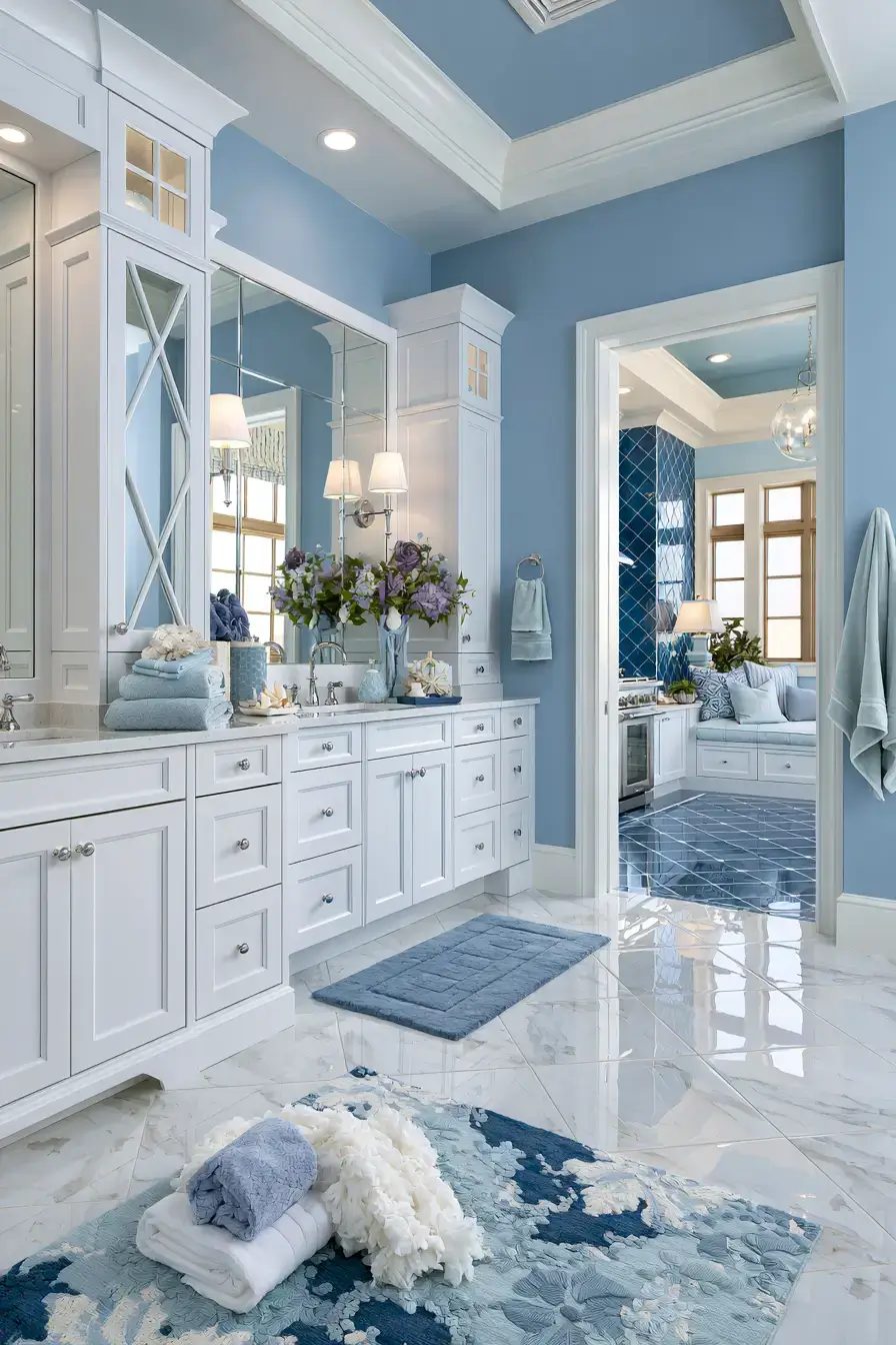29 Nautical Bathroom Ideas for a Harbor-Side Morning 4 nautical bathroom