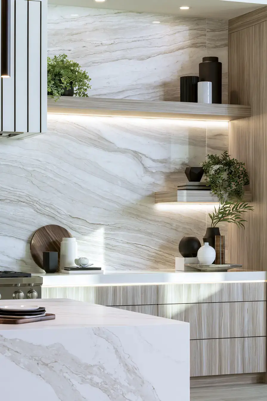29 Natural Stone Backsplash Kitchen Ideas With Real Texture 4 natural stone backsplash kitchen