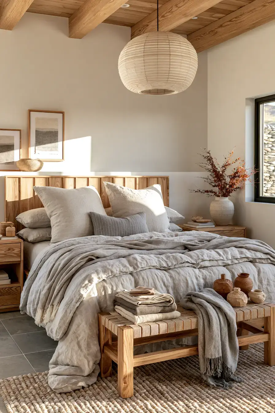 29 Japandi Style Bedroom Ideas for Sleeping Simply 5 japandi style bedroom