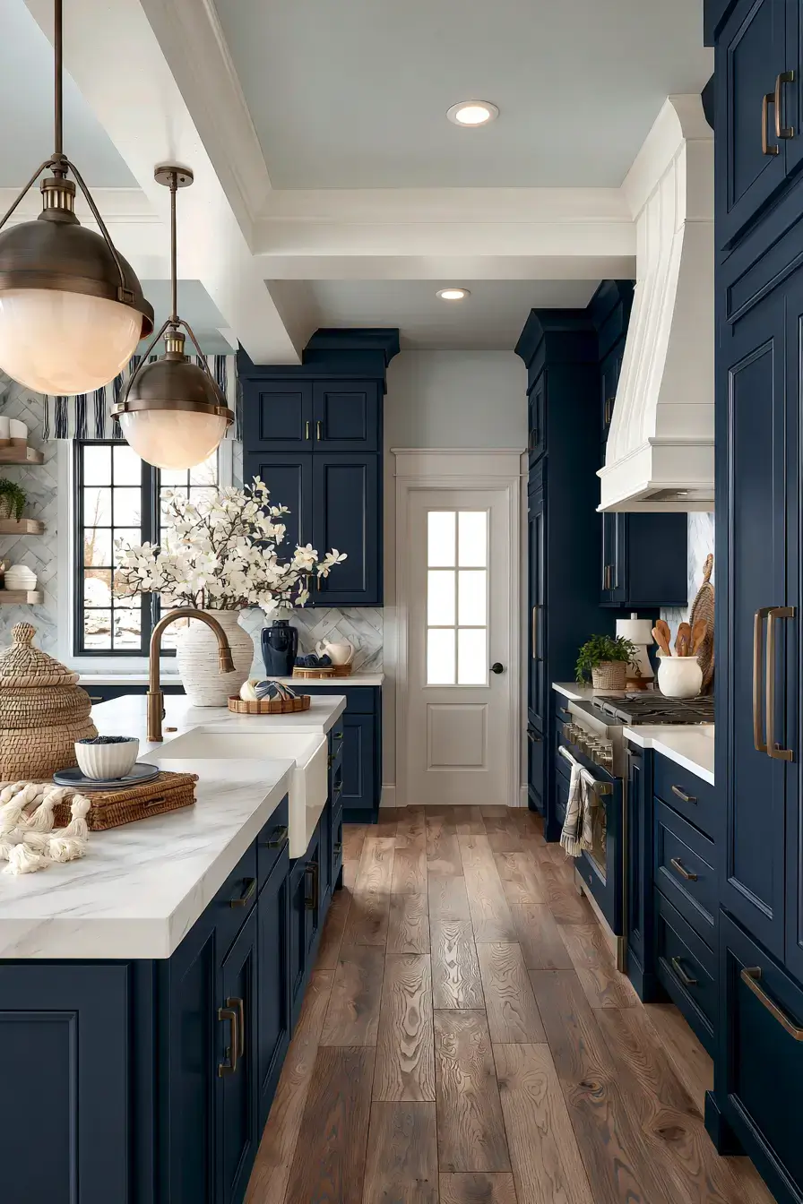 29 Nautical Kitchen Ideas for Cooking With a Sea Breeze 6 nautical kitchen