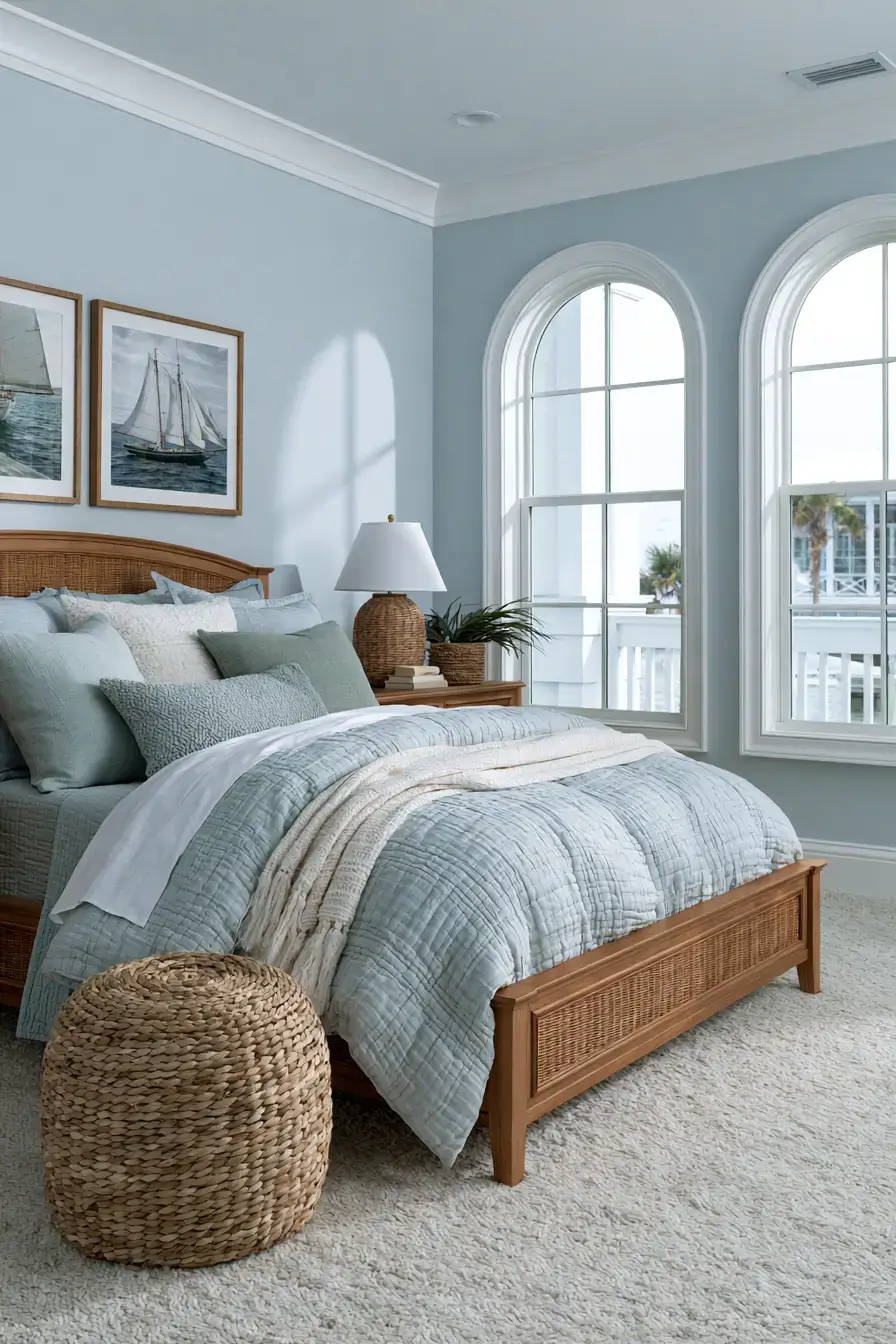 29 Nautical Bedroom Ideas for Sleeping Near the Sea 6 nautical bedroom