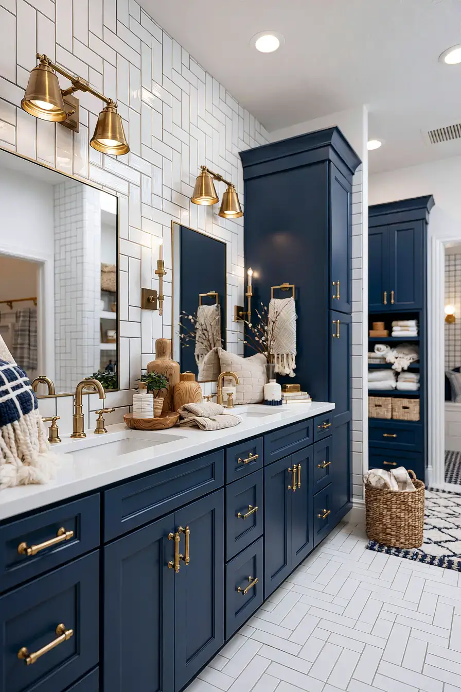 29 Nautical Bathroom Ideas for a Harbor-Side Morning 6 nautical bathroom