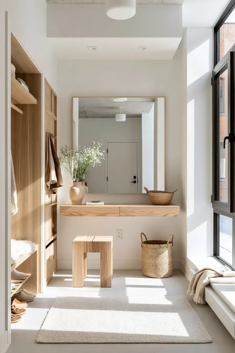 29 Japandi Entryway Ideas for a Calm First Step Inside 6 japandi entryway