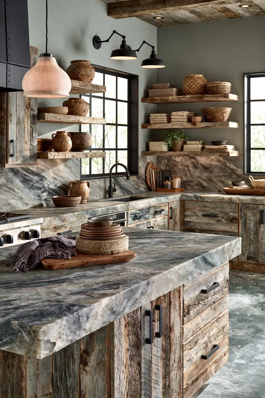 29 Stone Kitchen Ideas for Cooks Who Like Substance 7 stone kitchen