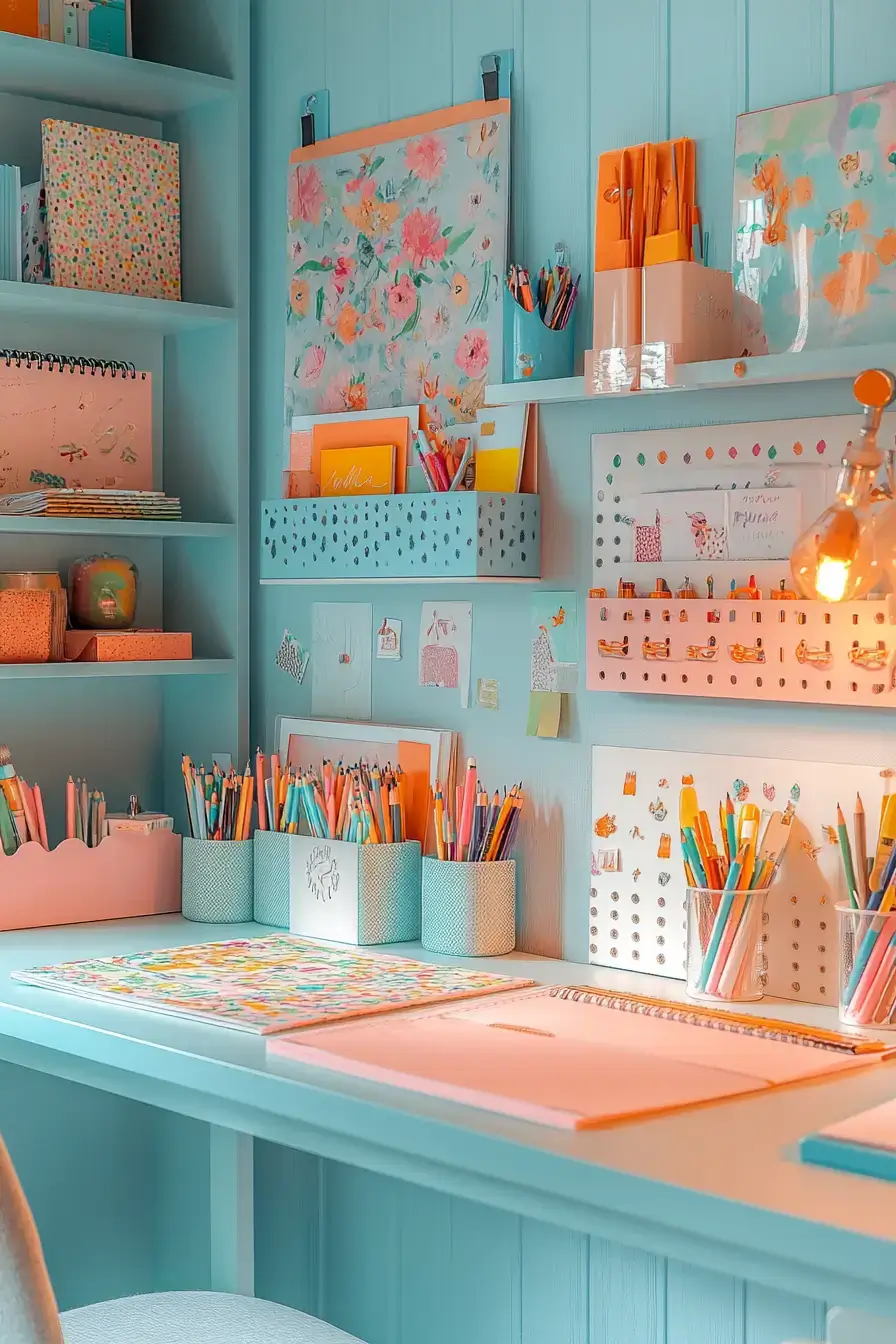 29 Study Desk Decor Ideas That Make Sitting Down to Work Easier 8 study desk decor