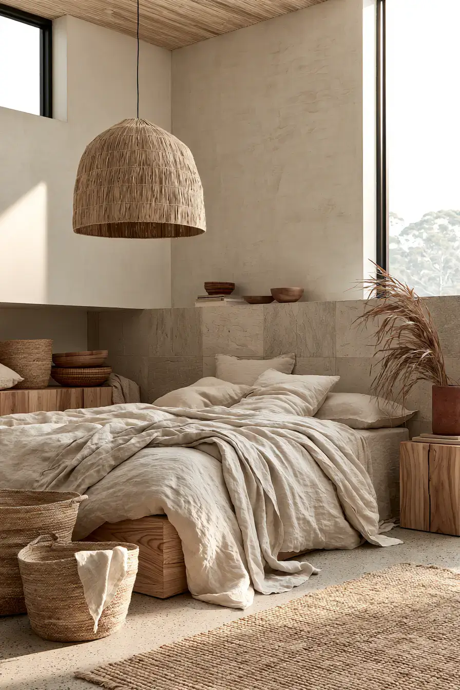 29 Japandi Style Bedroom Ideas for Sleeping Simply 8 japandi style bedroom