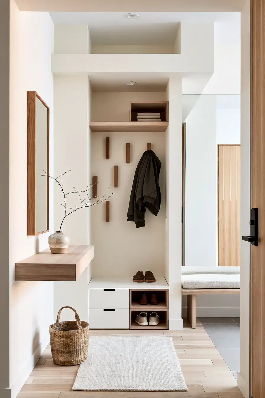 29 Japandi Entryway Ideas for a Calm First Step Inside 8 japandi entryway