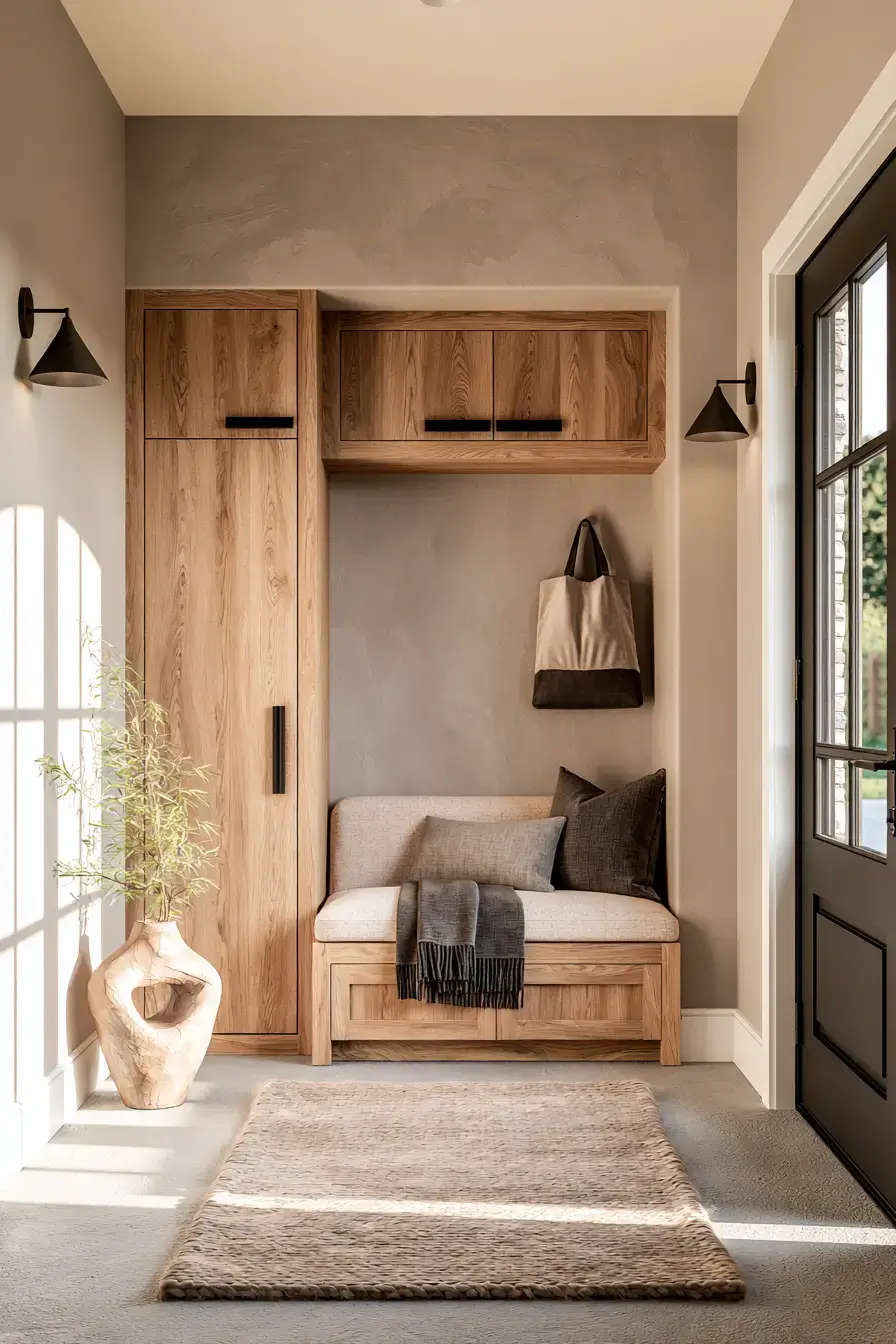 29 Japandi Entryway Ideas for a Calm First Step Inside 9 japandi entryway