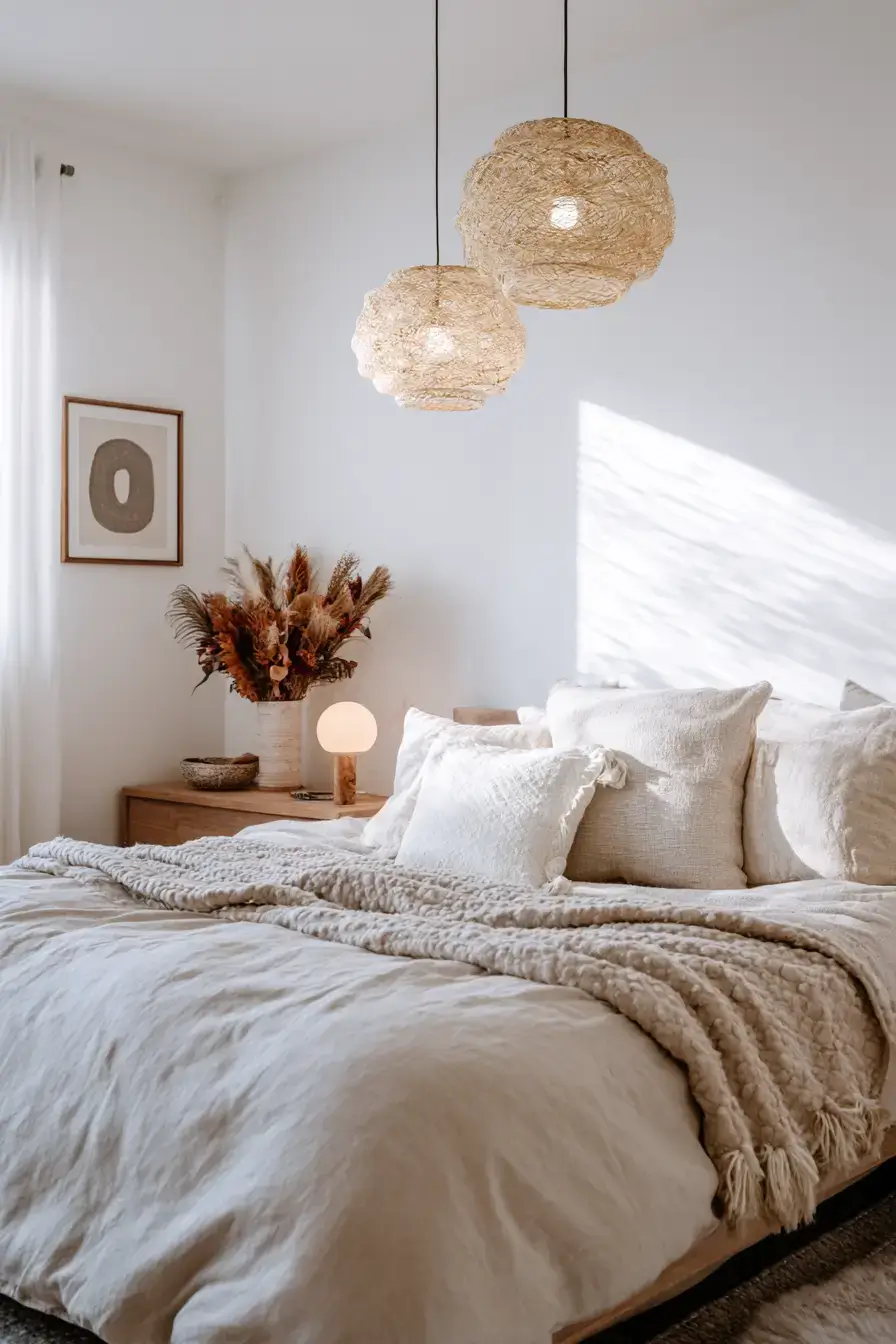 29 Boho Bedroom Lighting Ideas for the Softest Evening Glow 9 boho bedroom lighting ideas